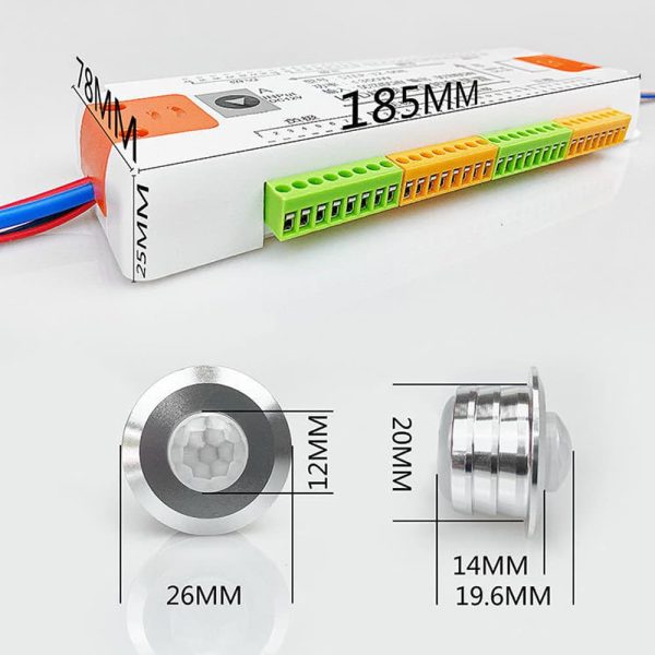1002 Stair Light controller 32 step (2) 1002 32 Step Motion Sensor PIR Smart Stairs Light Controller