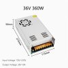 36V 10A 360W Power Supplies LED Lighting Drivers Switching Power Adapter