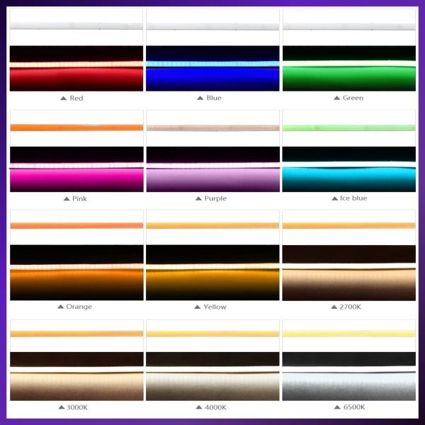 5V COB 320D LED Strip Light 5V Single Color High CRI Ra90 Cob LED Strip Lights