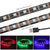 60led rgb black strip 5V USB Powered SMD 5050 RGB LED Strip Lights