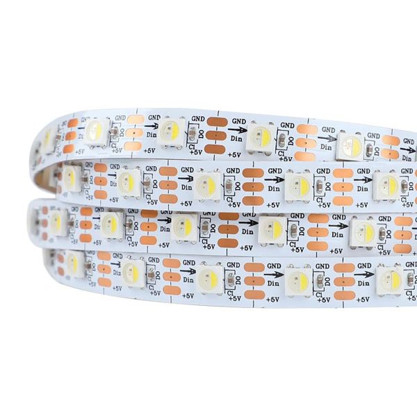 SK6812 RGBW DC5V 60 LED Strip Light SK6812 SMD 5050 RGBW 4-in-1 5V LED Strip Light