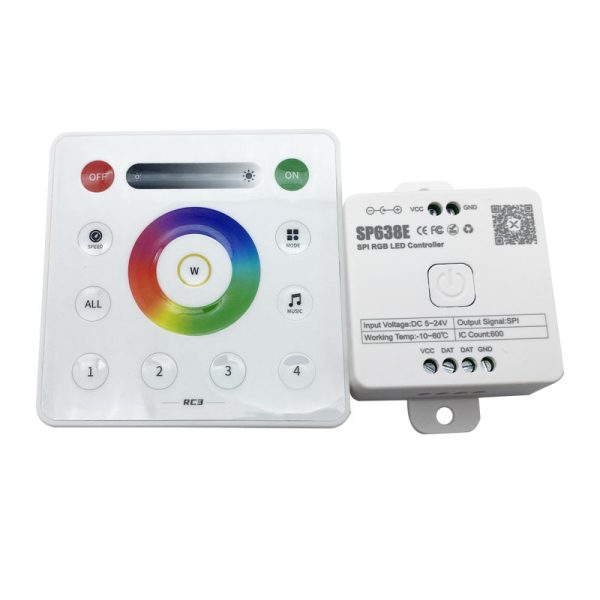 SP638E Controller (2) SP638E SPI RGB LED Controller With Bluetooth Music APP Control