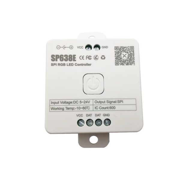 SP638E Controller (5) SP638E SPI RGB LED Controller With Bluetooth Music APP Control