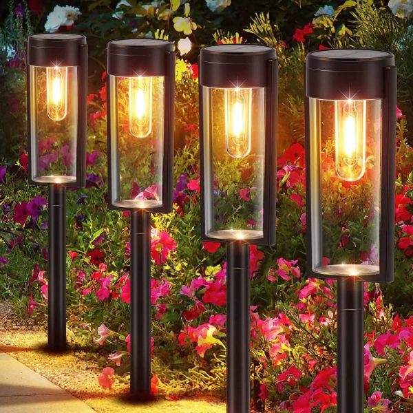 Solar LED Filament Garden Lawn Light