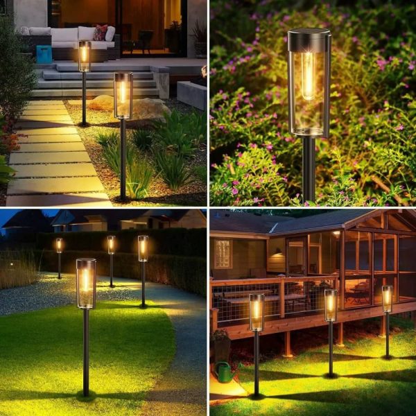 Solar LED Filament Garden Lawn Light
