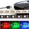 USB 5V 5050 60LED RGB 5V USB Powered SMD 5050 RGB LED Strip Lights