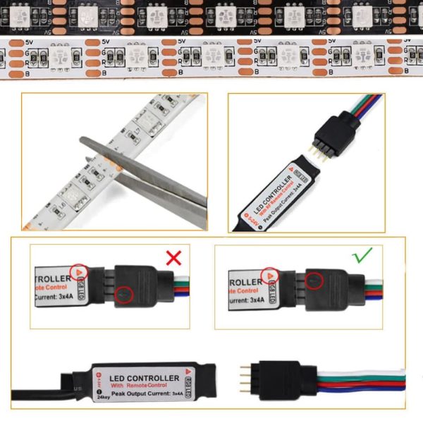 USB5V 5050 RGB 5V USB Powered SMD 5050 RGB LED Strip Lights