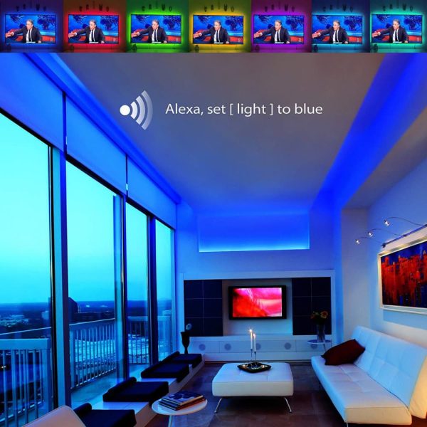 WIFI Controller (5) WiFi Smart LED Tuya Controller With Voice Control Supports Single‑Color, CCT, RGB, RGBW, and RGBCW LED Strips
