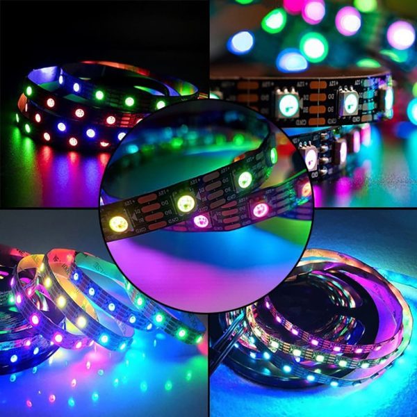 WS2815 SMD 5050 Magic RGB IC LED Strip Lights