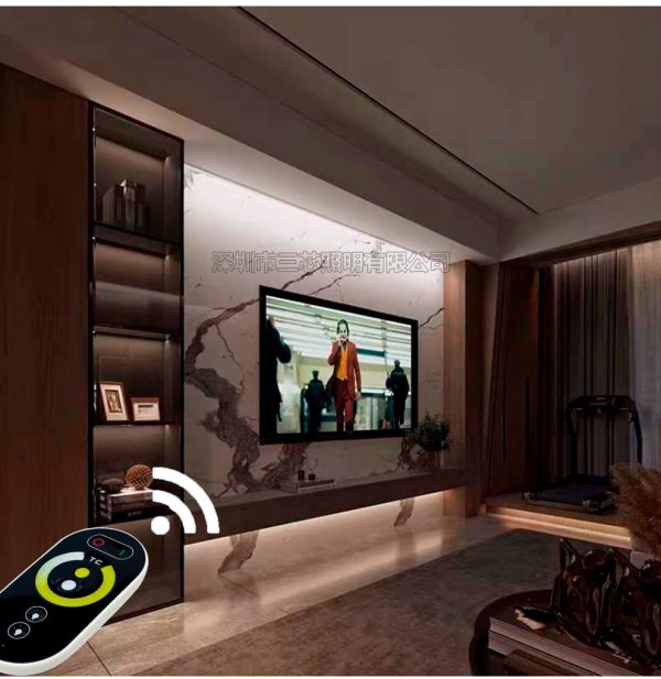 Wireless RF Touch Controller (9) WiFi Smart LED Tuya Controller With Voice Control Supports Single‑Color, CCT, RGB, RGBW, and RGBCW LED Strips