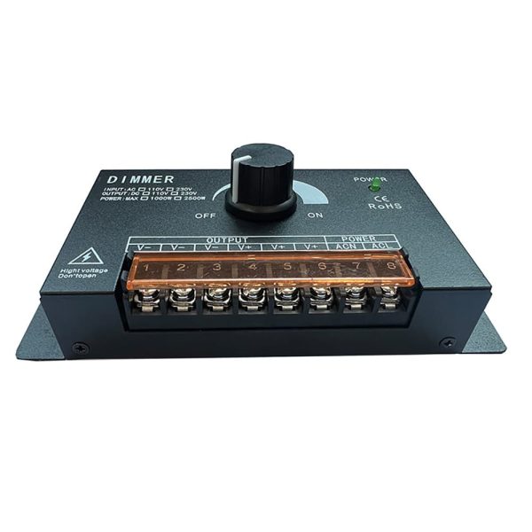 220V High Power Rotary Dimmer (3) High Power Rotary Dimmer Switch for AC 110V / 220V LED Strip Lights