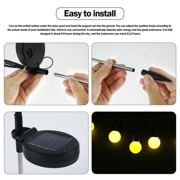 Firefly lawn light (1) Solar Firefly Garden Lawn Lights