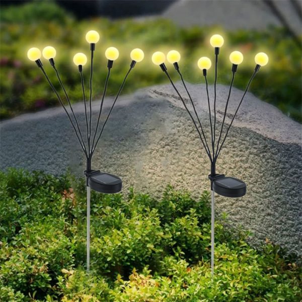 Firefly lawn light (2) Solar Firefly Garden Lawn Lights