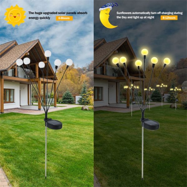 Firefly lawn light (4) Solar Firefly Garden Lawn Lights