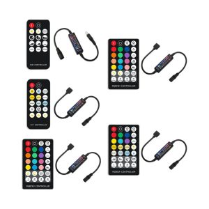 Mini LED Controller With Remoter (1) Mini LED Strip Controller With Remoter