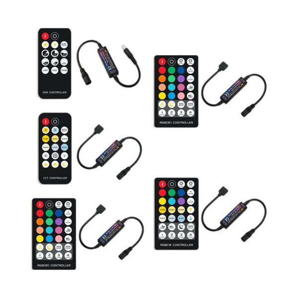 Mini LED Controller With Remoter (1) Mini LED Strip Controller With Remoter