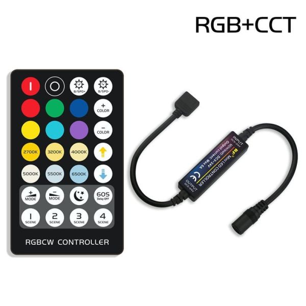 Mini LED Controller With Remoter (6) Mini LED Strip Controller With Remoter
