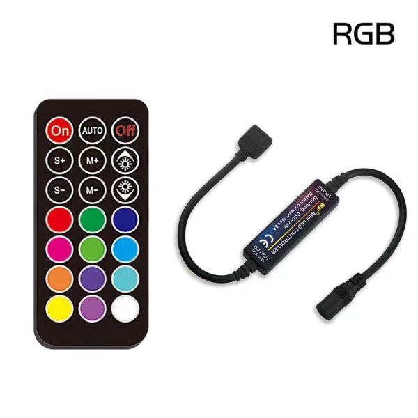 Mini LED Controller With Remoter (7) Mini LED Strip Controller With Remoter