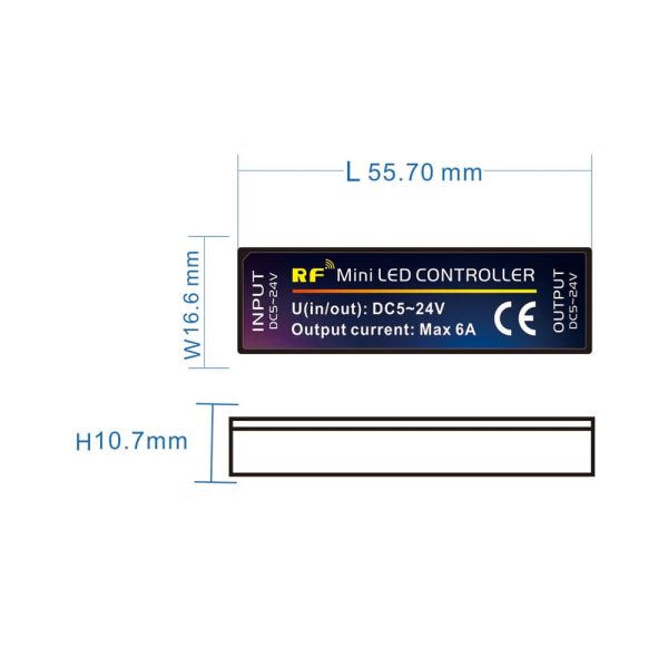 Mini LED Controller With Remoter (9) Mini LED Strip Controller With Remoter