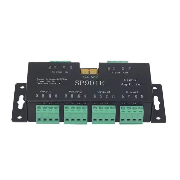 SP901E LED SPI Signal Amplifier (7) SP901E LED SPI Signal Amplifier for Pixel RGB Strip Lights
