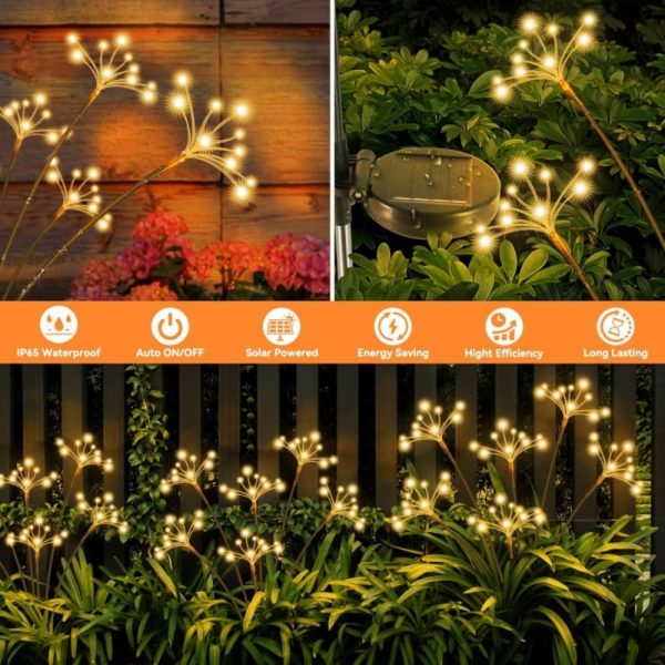 Solar Copper Wire Firefly Firework Lawn Light (5) Solar Copper Wire Firefly Firework Lawn Light