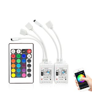 WIFI Smart RGB LED Strip Controller Wireless Wifi Smart LED RGB Strip Controller with 24 Key IR Remote