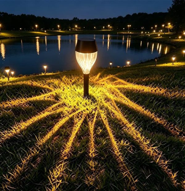 solar garden lights decorative (6) Solar Garden Lights Decorative Waterproof Outdoor Path Lawn Lights