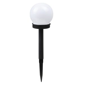 Solar Lawn Light For Garden Round Bulb Ground Garden Decorative Light