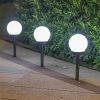 solar lawn light for garden5 Solar Lawn Light For Garden Round Bulb Ground Garden Decorative Light