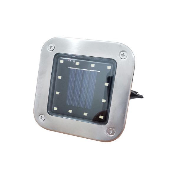 12led Square LED Inground Light Outdoor Waterproof Ground Square Solar Inground Light