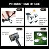4 in1 Bear Paw Solar Inground Light 5 4-in-1 Cat Paw Solar Inground Lawn Light Animal Footprint Pathway Multi-Head Lamp
