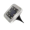 8led Square LED Inground Light Outdoor Waterproof Ground Square Solar Inground Light
