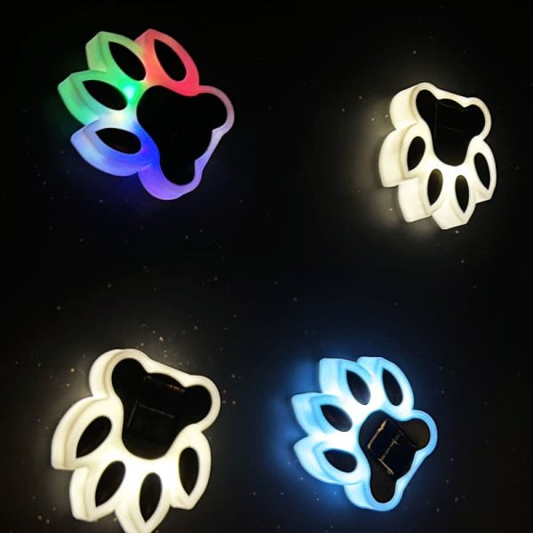 Bear Paw Solar Inground Light7 Bear Paw Solar Inground Light Outdoor Waterproof Animal Footprint Pathway Lawn Lamp
