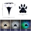 Bear Paw Solar Inground Light9 Bear Paw Solar Inground Light Outdoor Waterproof Animal Footprint Pathway Lawn Lamp