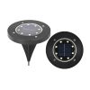 Black Finish Solar LED Inground Light (1) Outdoor Waterproof Ground Black Shell Solar LED Inground Light for Pathway