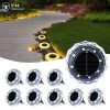 Crystal Diamond Solar Inground Light 1 8LED Crystal Diamond Solar Inground Light - Outdoor Waterproof Refractive Landscape & Lawn Ground Lamp
