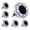 Crystal Diamond Solar Inground Light 4 8LED Crystal Diamond Solar Inground Light - Outdoor Waterproof Refractive Landscape & Lawn Ground Lamp