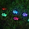 Cute Cat Paw Solar Inground Light6 Cute Cat Paw Solar Inground Light Outdoor Waterproof Animal Footprint Lawn Lamp