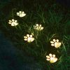 Cute Cat Paw Solar Inground Light7 Cute Cat Paw Solar Inground Light Outdoor Waterproof Animal Footprint Lawn Lamp