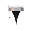Faux Stone Resin Solar Inground Lights (3) Faux Stone Resin Solar Inground Lights 8LED Outdoor Waterproof Simulated Cobblestone Landscape Lawn Lamp