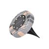 Faux Stone Resin Solar Inground Lights (4) Faux Stone Resin Solar Inground Lights 8LED Outdoor Waterproof Simulated Cobblestone Landscape Lawn Lamp