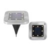 Square LED Inground Light Outdoor Waterproof Ground Square Solar Inground Light