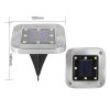 Square LED Inground Light warm white Outdoor Waterproof Ground Square Solar Inground Light