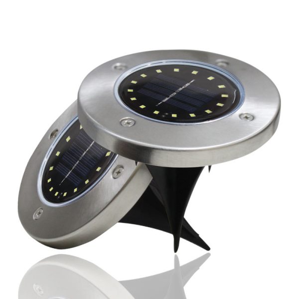 underground light (2) Outdoor IP65 Waterproof Solar Stainless Steel LED Inground Lights