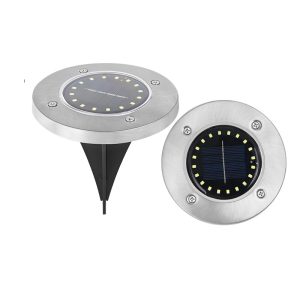 underground light (7) Outdoor IP65 Waterproof Solar Stainless Steel LED Inground Lights